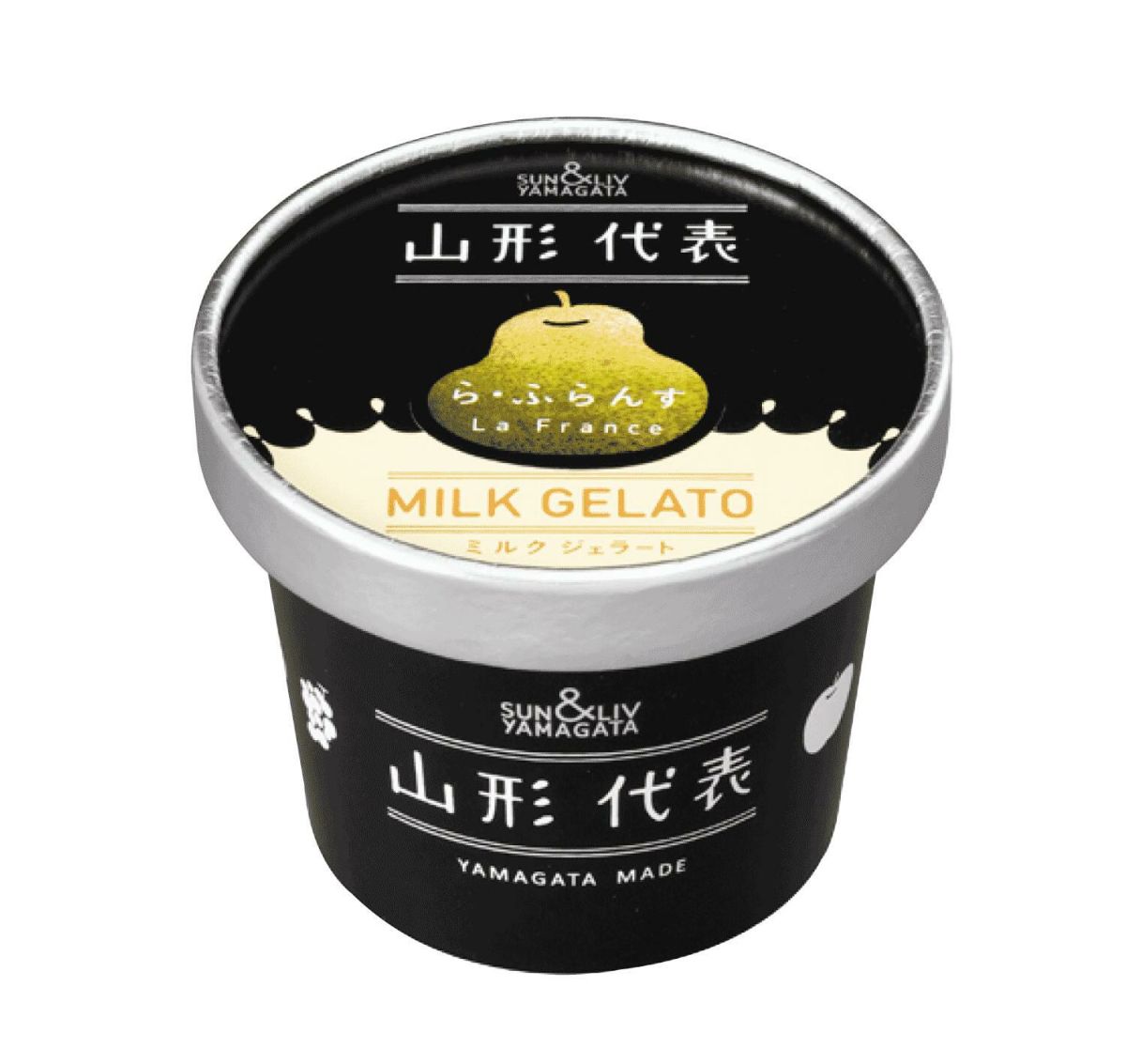 【山形代表】　ミルクジェラート（ら・ふらんす）