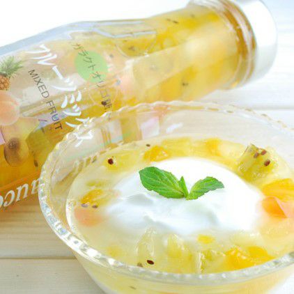 フルーツソース  フルーツミックス(レモン キウイ パイナップル 洋梨 人参ゼリー) 215g たかはたファーム 山形 高畠