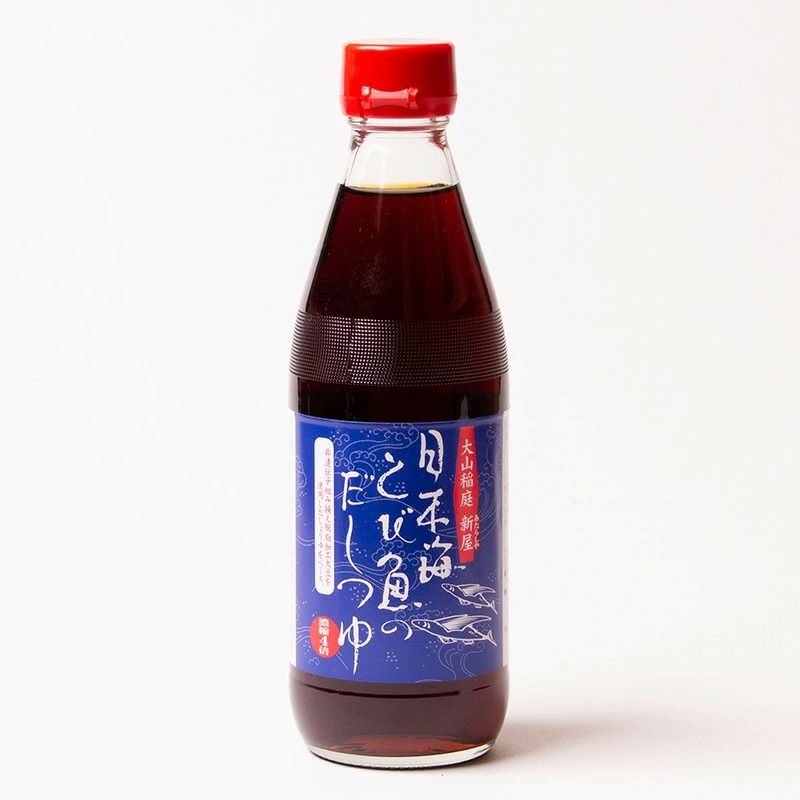 日本海とび魚のだしつゆ（濃縮4倍 360ml）麺つゆ あごだし すがわら製麺 山形 庄内 鶴岡