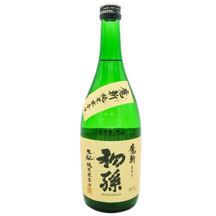 東北銘醸「初孫 魔斬」【1.8L(1800ml)/純米本辛口】山形 庄内 酒田 土産 みやげ お取り寄せ 特産品 名産品 地酒 日本酒 はつまご まきり