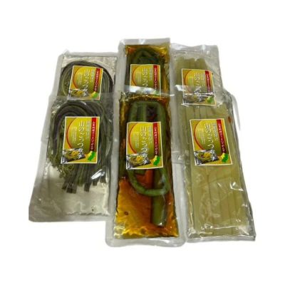 【送料無料】山のごっつぉう「山菜漬け食べ比べセット」山形県鶴岡市 庄内地方 山菜 山うど わらび  山ふき 漬物