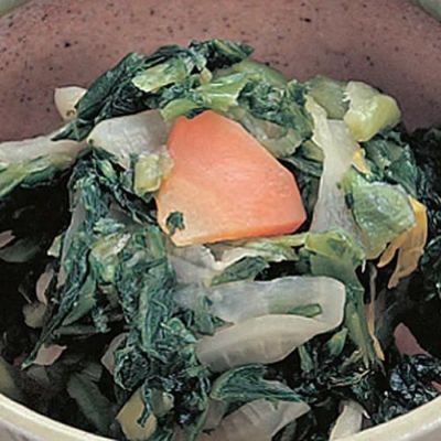 「おみ漬」佐徳 山形県産青菜 鶴岡市 庄内地方 国産 おみ漬け しょうゆ漬け 山形 鶴岡 漬物 牛たん 210g