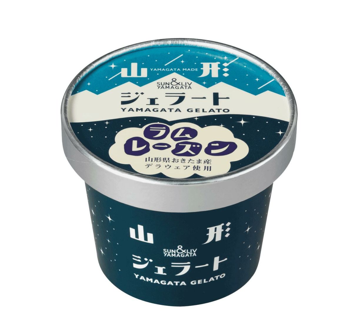 山形ジェラート（ラムレーズン）