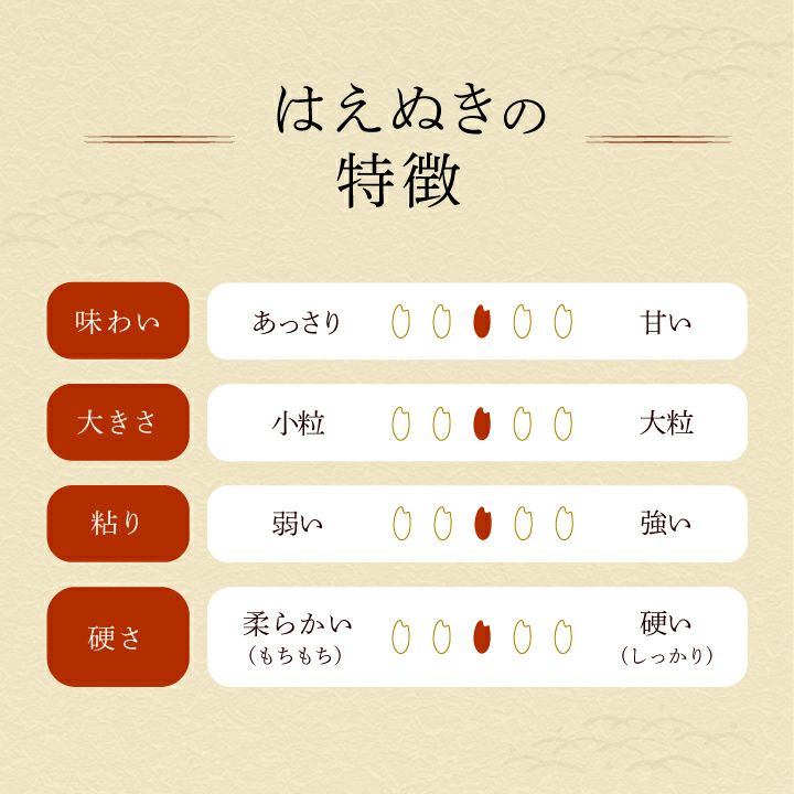 産地厳選「はえぬき」山形県庄内産 令和6年(2024) 白米 5kg