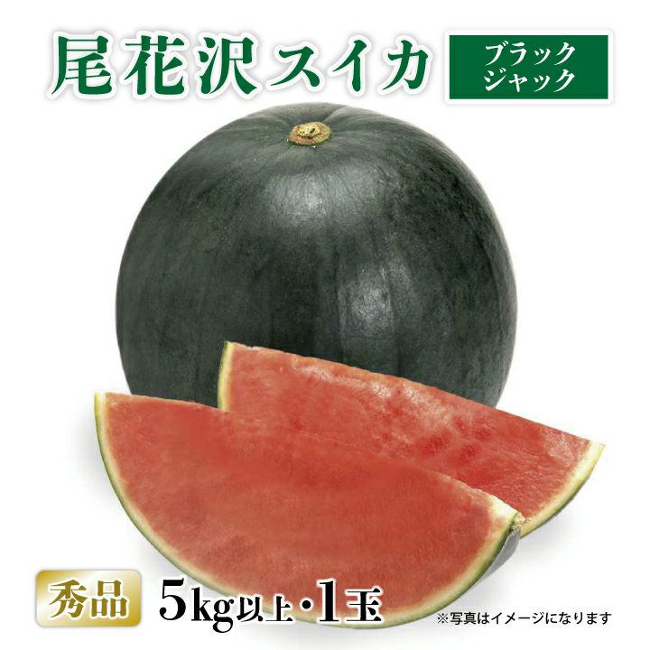 2025年7月～8月販売予定】尾花沢スイカ ブラックジャック（秀品/5kg