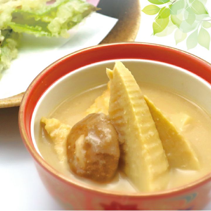 【5月上旬～5月下旬発送予定】 庄内 孟宗汁セット【3～4人前】一部送料無料 レシピ付 鶴岡 孟宗汁 郷土料理 グルメ お取り寄せ 特産品 名産品 冷蔵